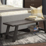 60" Gray and Dark Brown Distressed Wood Rustic Dining Bench 13 60" Gray and Dark Brown Distressed Wood Rustic Dining Bench