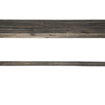 60" Gray and Dark Brown Distressed Wood Rustic Dining Bench 8 60" Gray and Dark Brown Distressed Wood Rustic Dining Bench