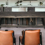 60" Gray and Dark Brown Distressed Wood Rustic Dining Bench 9 60" Gray and Dark Brown Distressed Wood Rustic Dining Bench