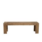 58" Distressed Solid Wood Rustic Dining Bench, Natural Finish 12 58" Distressed Solid Wood Rustic Dining Bench, Natural Finish