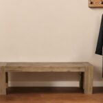 58" Distressed Solid Wood Rustic Dining Bench, Natural Finish 9 58" Distressed Solid Wood Rustic Dining Bench, Natural Finish