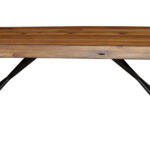 55" Brown and Black Solid Wood Dining Bench 7 55" Brown and Black Solid Wood Dining Bench