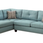 104” Teal Blue Linen L Shaped Sectional Sofa With Chaise 15 104” Teal Blue Linen L Shaped Sectional Sofa With Chaise
