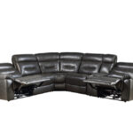 106” Gray Faux Leather Power Reclining L Shaped Sectional (6 Piece) 13 106” Gray Faux Leather Power Reclining L Shaped Sectional (6 Piece)