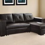 97 Inch Black L Shaped Sleeper Sectional with Storage 7 97 Inch Black L Shaped Sleeper Sectional with Storage