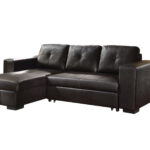 97 Inch Black L Shaped Sleeper Sectional with Storage 8 97 Inch Black L Shaped Sleeper Sectional with Storage