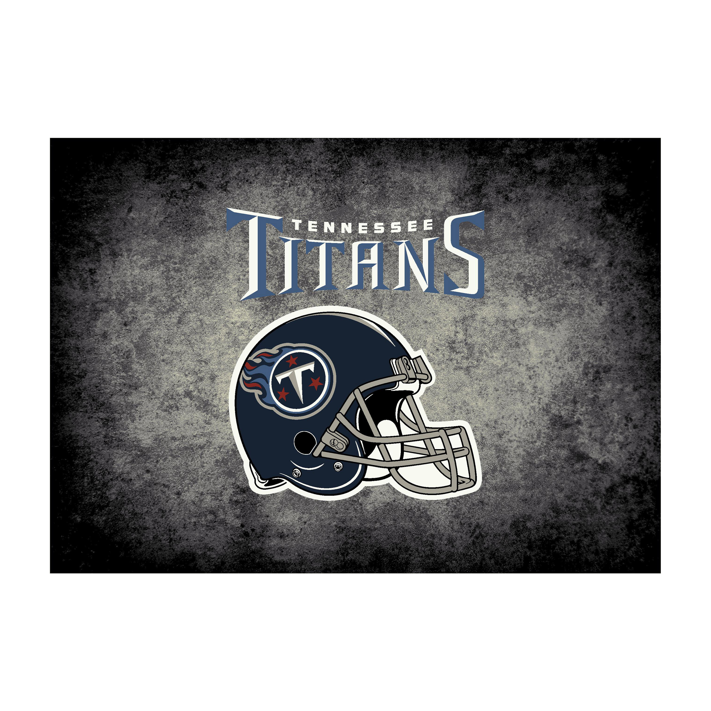 tennessee titans 6x8 distressed area rug