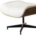 35-Inch Beige Brown Leather Tufted Swivel Chair With Ottoman 15 35-Inch Beige Brown Leather Tufted Swivel Chair With Ottoman