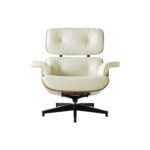 35-Inch Beige Brown Leather Tufted Swivel Chair With Ottoman 10 35-Inch Beige Brown Leather Tufted Swivel Chair With Ottoman