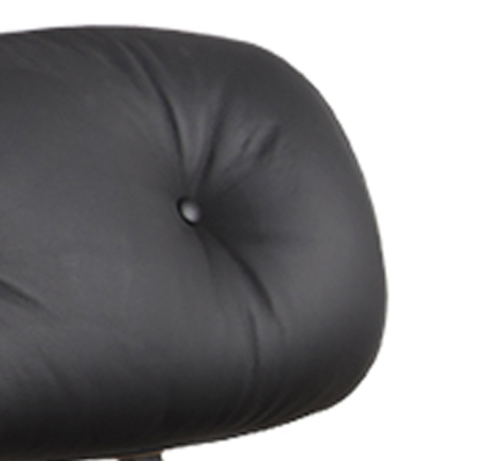 35 Inch Black Leather Swivel Lounge Chair with Ottoman 8 35 Inch Black Leather Swivel Lounge Chair with Ottoman - Image 8