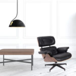 35 Inch Black Tufted Swivel Lounge Chair With Ottoman