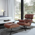 35 Inch Brown Tufted Leather Swivel Lounge Chair with Ottoman 17 35 Inch Brown Tufted Leather Swivel Lounge Chair with Ottoman