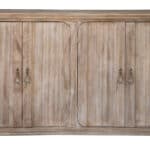 Distressed Mango and Pine Wood Credenza With Shelving 72 Inch 6 Distressed Mango and Pine Wood Credenza With Shelving 72 Inch