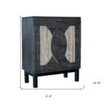 Rustic Black Distressed Wood Buffet Table with Storage Shelving 10 Rustic Black Distressed Wood Buffet Table with Storage Shelving