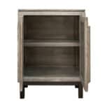 Distressed White Wood Buffet Table with Shelves and Storage 6 Distressed White Wood Buffet Table with Shelves and Storage
