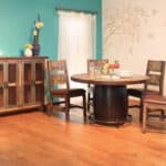 Distressed Solid Wood Buffet Cabinet with Storage Shelves (Single) 11 Distressed Solid Wood Buffet Cabinet with Storage Shelves (Single)