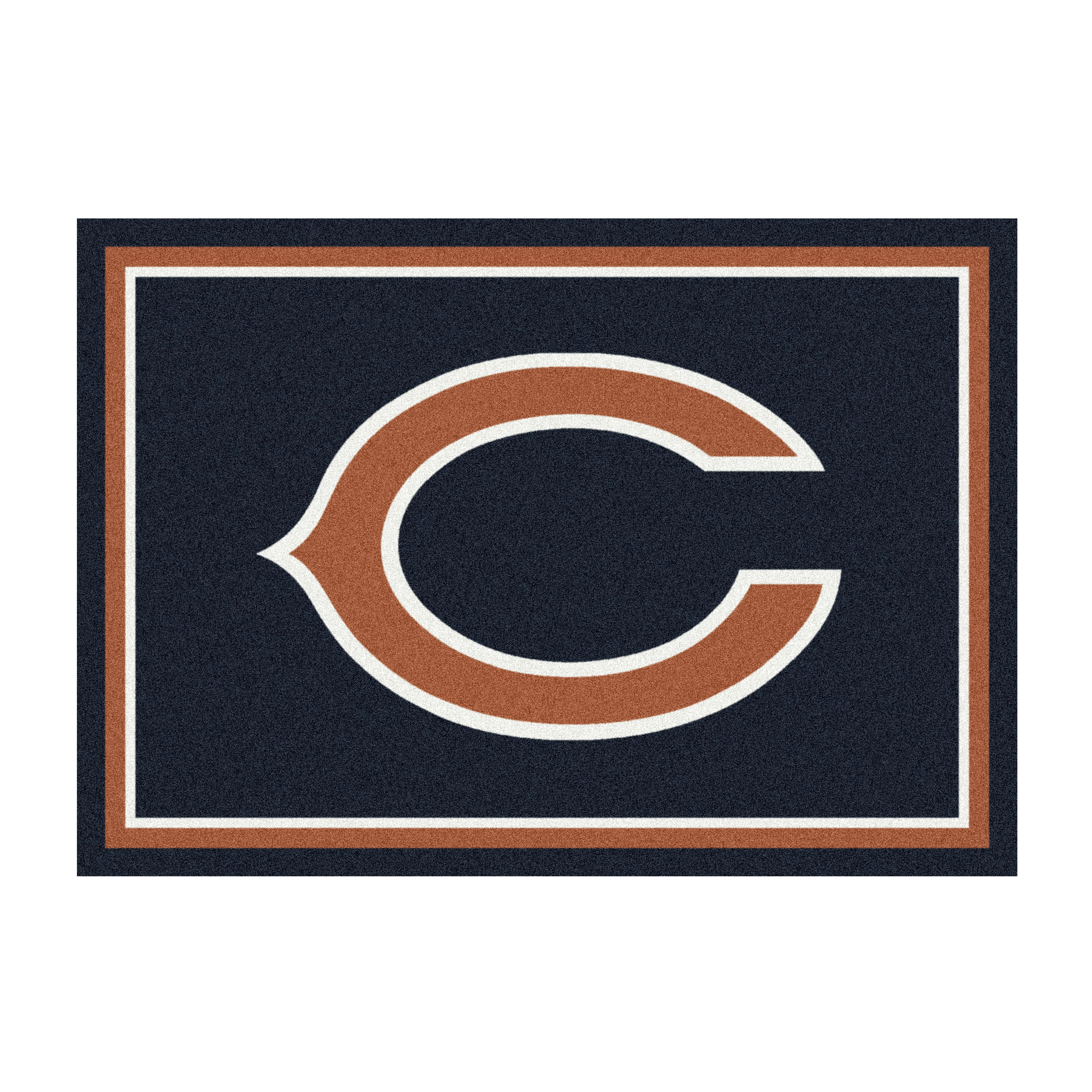 chicago bears 8x11 spirit area rug made in usa