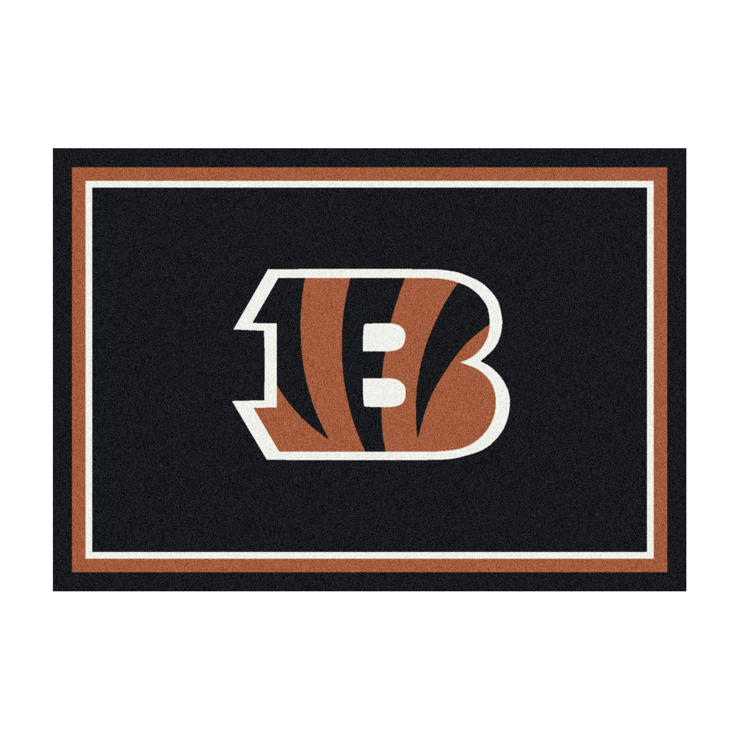 cincinnati bengals 8x11 spirit area rug nfl officially licensed