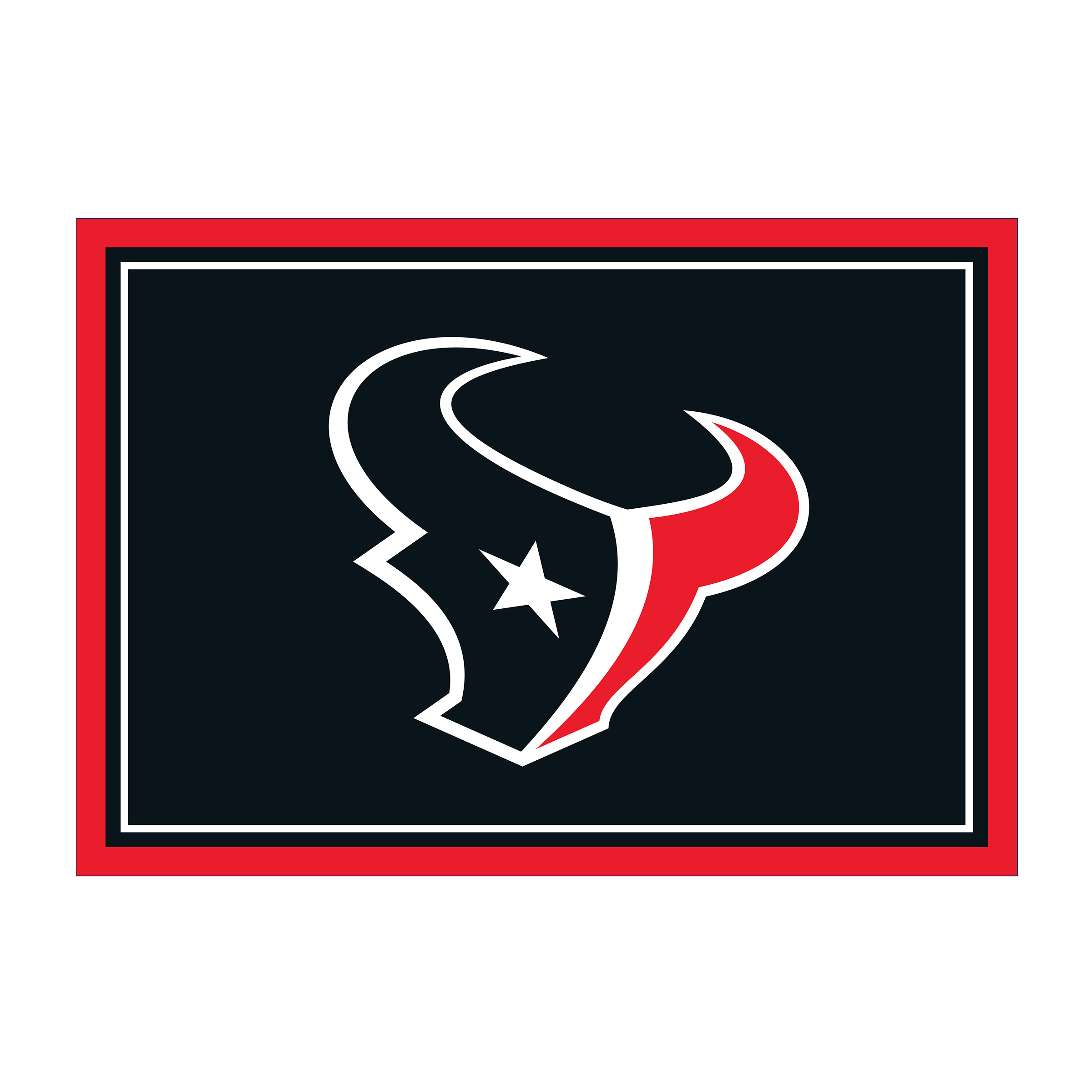 houston texans 8x11 spirit area rug officially licensed nfl