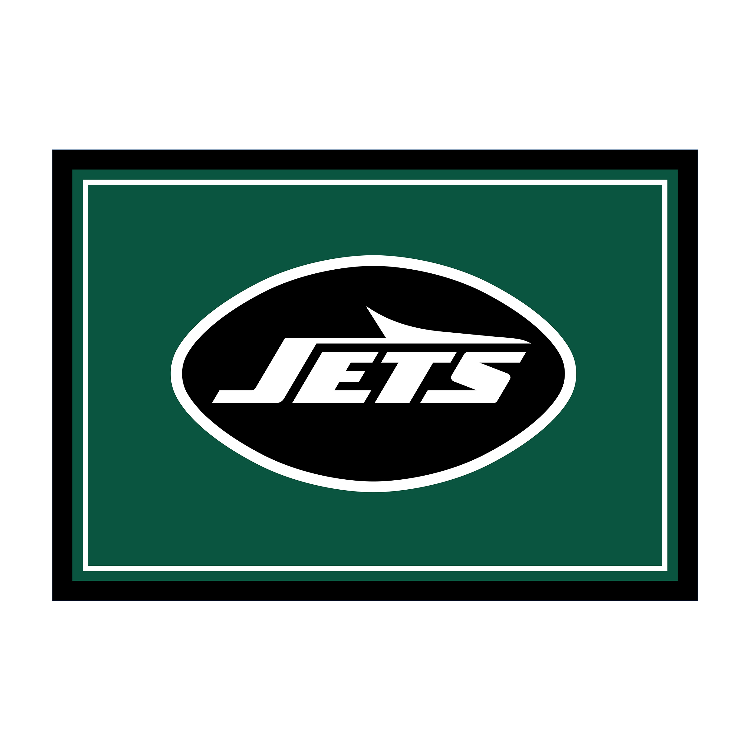 new york jets 8x11 officially licensed spirit area rug
