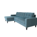 108 Inch Blue L Shaped Two Piece Corner Sectional 7 108 Inch Blue L Shaped Two Piece Corner Sectional