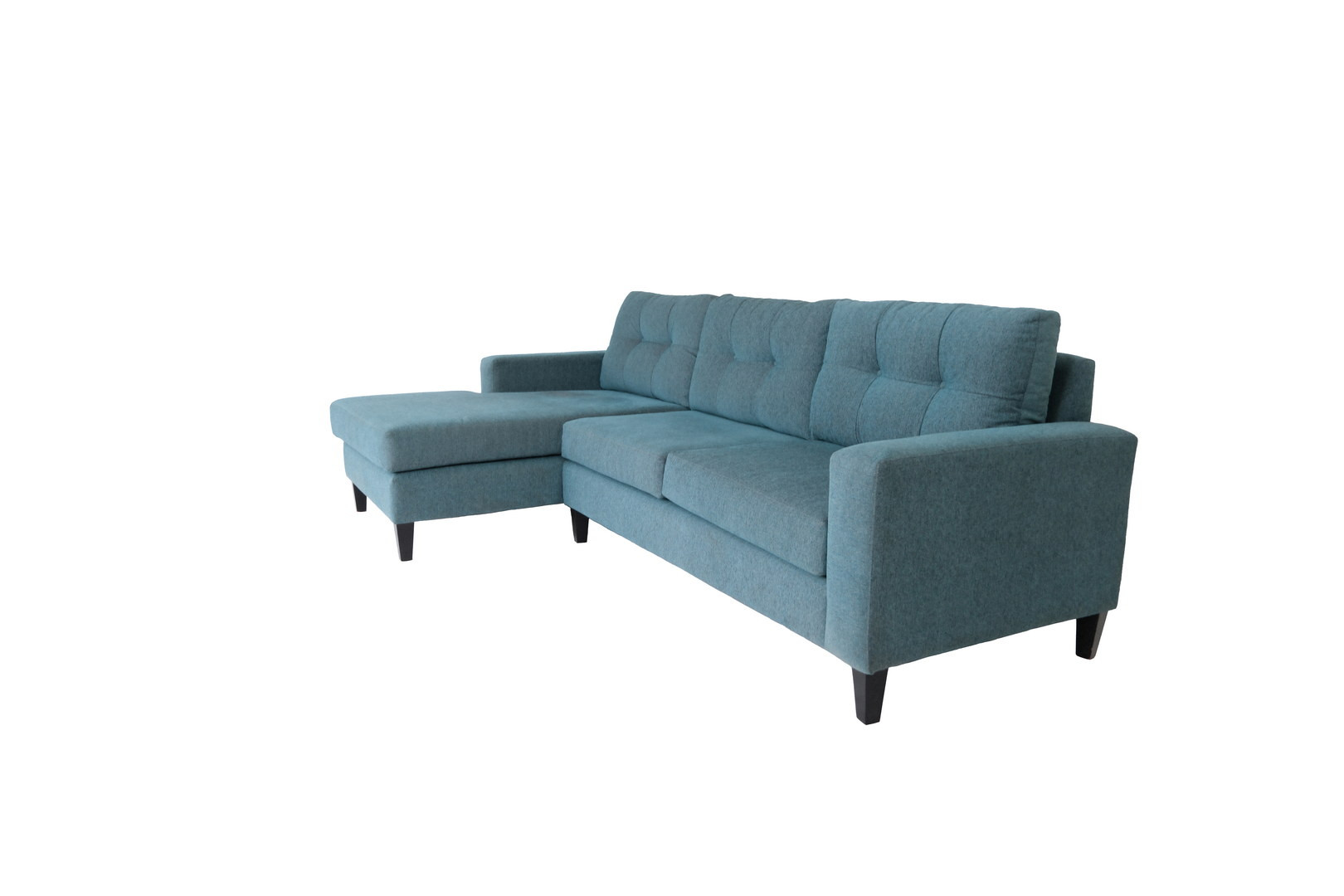 108 Inch Blue L Shaped Two Piece Corner Sectional 2 108 Inch Blue L Shaped Two Piece Corner Sectional - Image 2