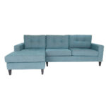 108 Inch Blue L Shaped Sofa and Chaise Sectional 8 108 Inch Blue L Shaped Sofa and Chaise Sectional