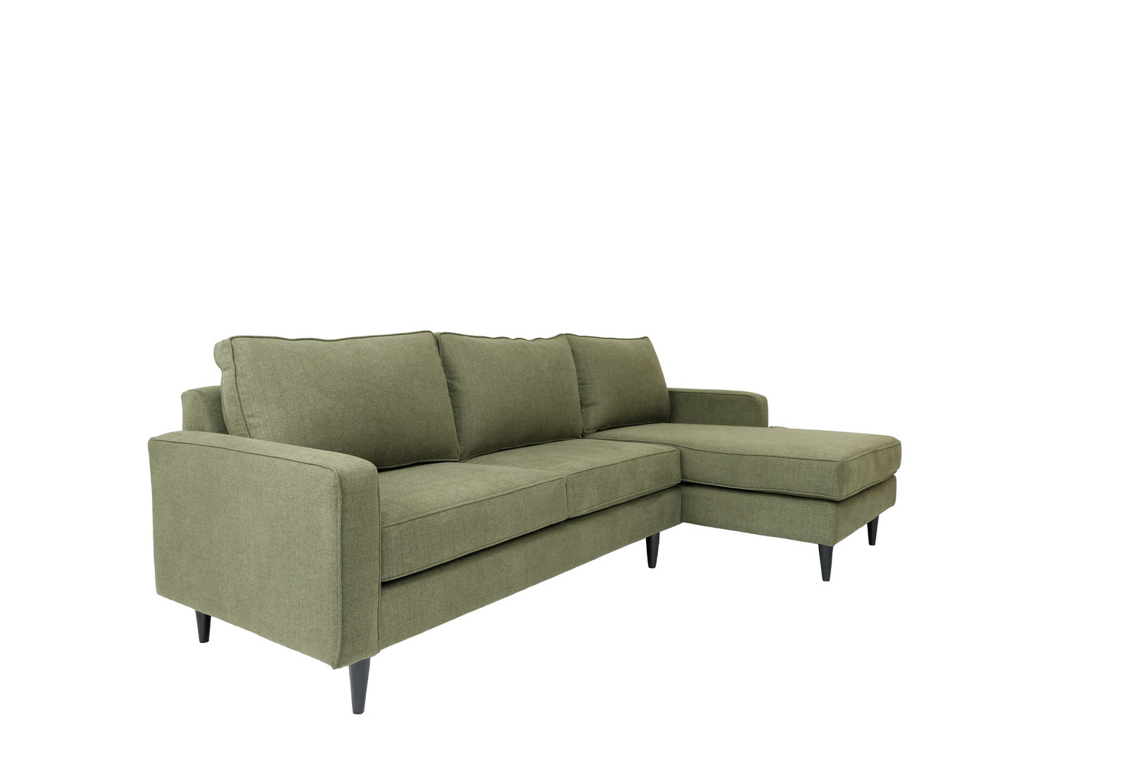 37-Inch Dark Green L Shaped Two Piece Sectional Sofa 3 37-Inch Dark Green L Shaped Two Piece Sectional Sofa - Image 3