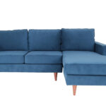 108 Inch Navy Blue L Shaped Corner Sectional Sofa 6 108 Inch Navy Blue L Shaped Corner Sectional Sofa