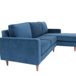 108 Inch Navy Blue L Shaped Corner Sectional Sofa 8 108 Inch Navy Blue L Shaped Corner Sectional Sofa
