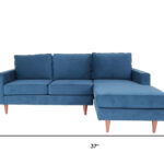 108 Inch Navy Blue L Shaped Corner Sectional Sofa 10 108 Inch Navy Blue L Shaped Corner Sectional Sofa