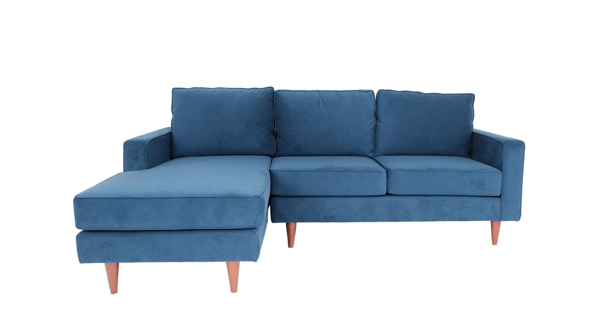 108 Inch Navy Blue L Shaped Corner Sectional Sofa 4 108 Inch Navy Blue L Shaped Corner Sectional Sofa - Image 4