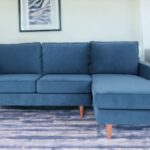 108 Inch Navy Blue L Shaped Corner Sectional Sofa 7 108 Inch Navy Blue L Shaped Corner Sectional Sofa