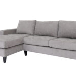 115 Inch Gray L Shaped Two Piece Corner Sectional Sofa 8 115 Inch Gray L Shaped Two Piece Corner Sectional Sofa