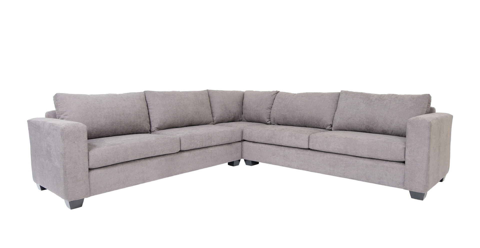 120 Inch Gray L Shaped Corner Sectional with Wood Legs 1 120 Inch Gray L Shaped Corner Sectional with Wood Legs