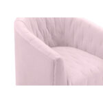 31-Inch Blush Velvet Tufted Swivel Barrel Accent Chair 9 31-Inch Blush Velvet Tufted Swivel Barrel Accent Chair