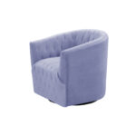31 Inch Lilac Velvet Tufted Swivel Barrel Accent Chair 7 31 Inch Lilac Velvet Tufted Swivel Barrel Accent Chair