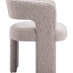 Sandy Beige Modern Accent Chair with Shearling Fabric and Armrest Support 11 Sandy Beige Modern Accent Chair with Shearling Fabric and Armrest Support