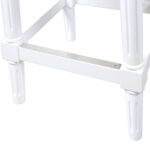 27 Inch Gray and Antiqued White Backless Counter Height Bar Stool 13 27 Inch Gray and Antiqued White Backless Counter Height Bar Stool