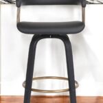 26 Inch Black Faux Leather Swivel Counter Height Bar Stool 10 26 Inch Black Faux Leather Swivel Counter Height Bar Stool