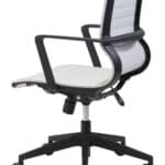Modern Mid-Century Office Chair with Faux Leather and Adjustable Height 18 Modern Mid-Century Office Chair with Faux Leather and Adjustable Height