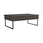 49-Inch Espresso and Black Lift Top Coffee Table 10 49-Inch Espresso and Black Lift Top Coffee Table