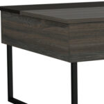 49-Inch Espresso and Black Lift Top Coffee Table 12 49-Inch Espresso and Black Lift Top Coffee Table