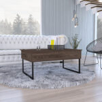 41 Inch Brown and Black Lift Top Coffee Table 15 41 Inch Brown and Black Lift Top Coffee Table