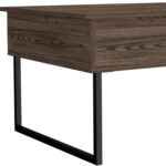 41 Inch Brown and Black Lift Top Coffee Table 14 41 Inch Brown and Black Lift Top Coffee Table