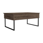 41 Inch Brown and Black Lift Top Coffee Table 12 41 Inch Brown and Black Lift Top Coffee Table