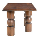 Mid-Century Acacia Wood Split Coffee Table for Living Room 8 Mid-Century Acacia Wood Split Coffee Table for Living Room