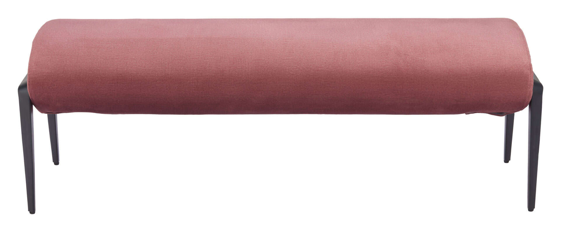 Modern Velvet Bench with Steel Frame and Rubber Feet Protection 3 Modern Velvet Bench with Steel Frame and Rubber Feet Protection - Image 3