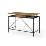 Natural and Black Writing Desk with Storage Drawer 10 Natural and Black Writing Desk with Storage Drawer