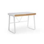 White Writing Desk with Drawers and Modern Rectangular Design 9 White Writing Desk with Drawers and Modern Rectangular Design